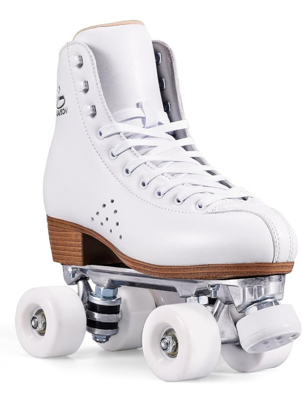 Deluxe Microfiber Leather Roller Skates for Men, Women & Kids - Quad Skates for